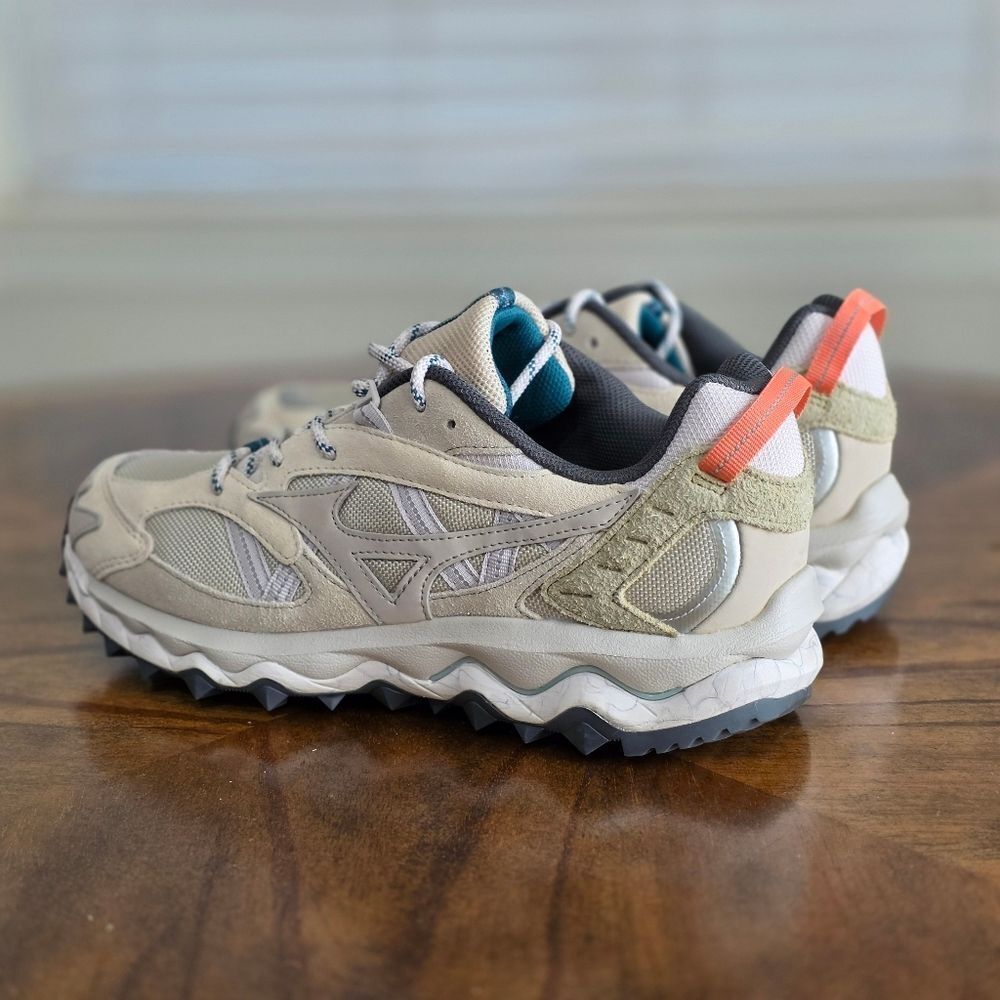 Mizuno Wave Mujin TL Nomad Pack Trail Shoes Silver Cloud Sand Cedar Men's 8.5 - Picture 7 of 16